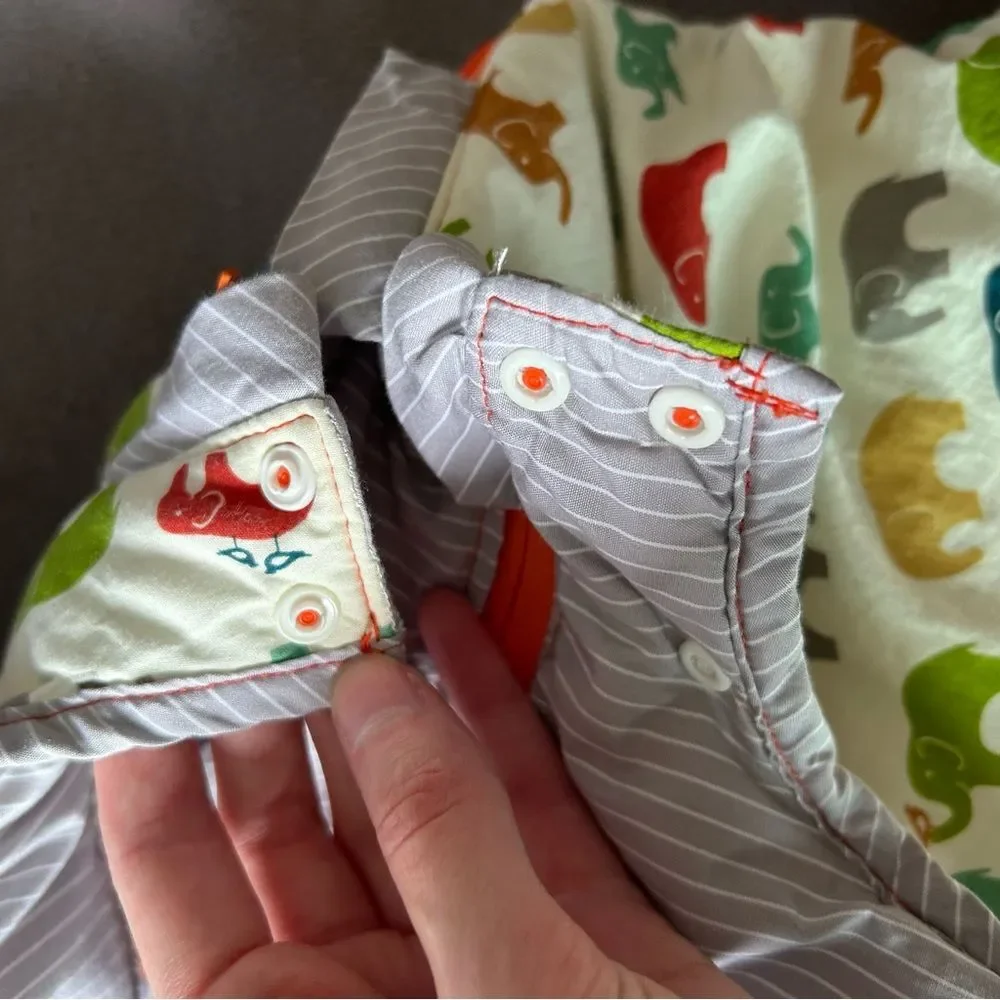 Nini & Pumpkin Elephant Moon Cocoon Cotton Sleep Sack 3-36 Months